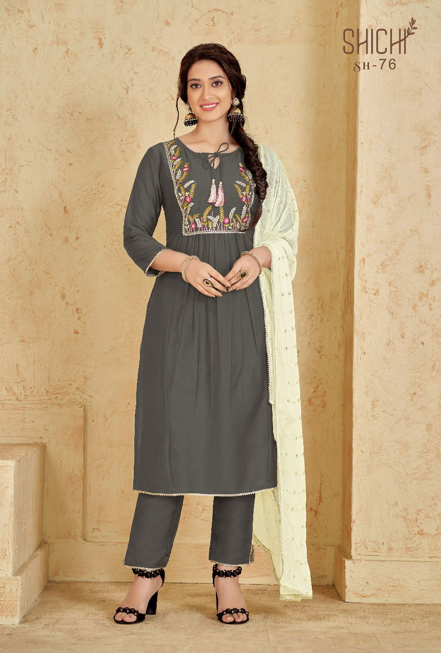 Shichi Fanaa Wholesale Kurti With Bottom Dupatta Collection